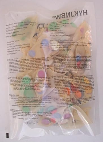 Colorful Confetti Party Balloons – 50 Pack (12")