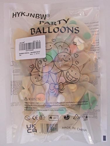 Colorful Confetti Party Balloons – 50 Pack (12")