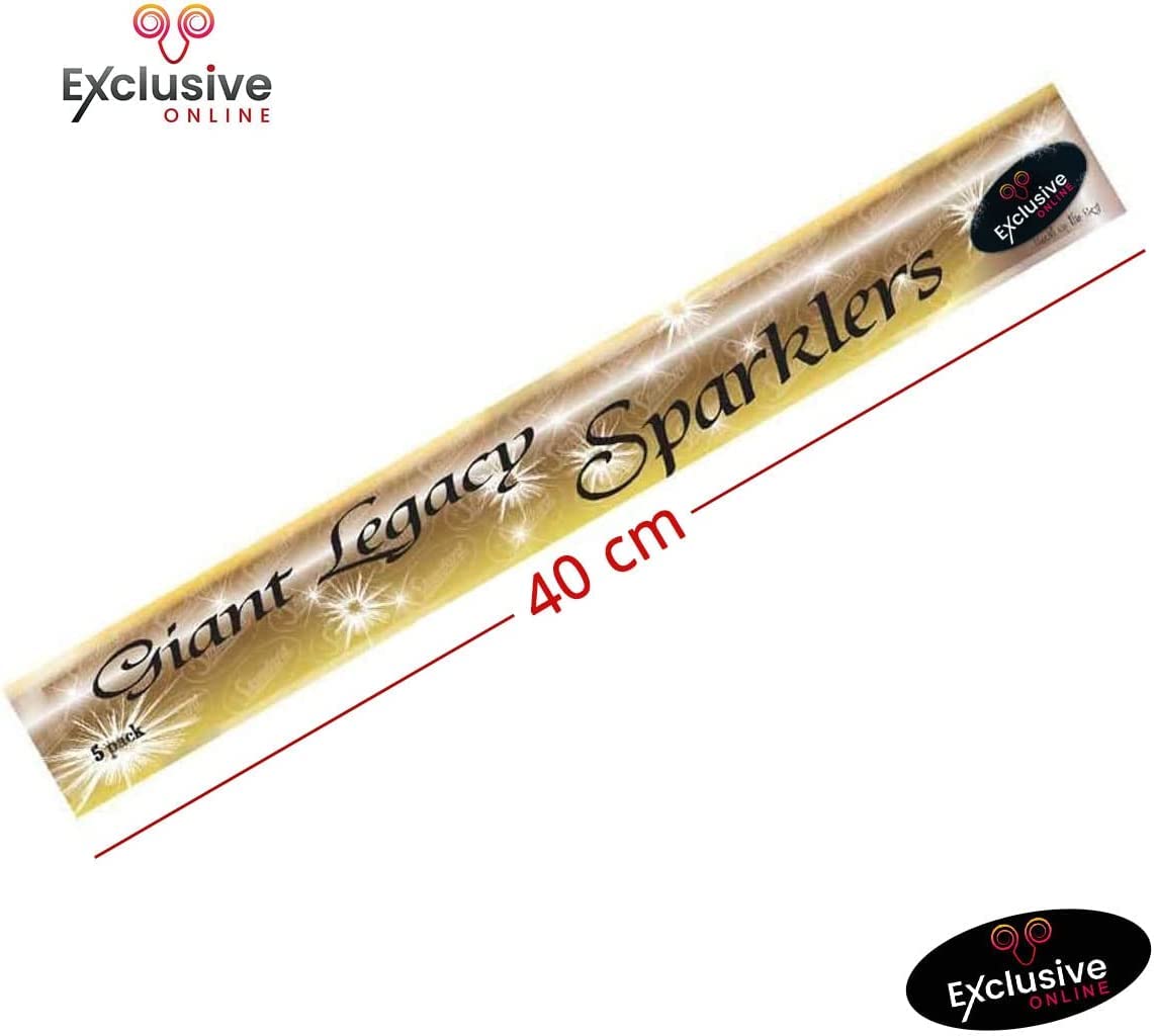 Elegant 40cm Sparklers – Perfect for Weddings & Bridal Showers (50 Pack)