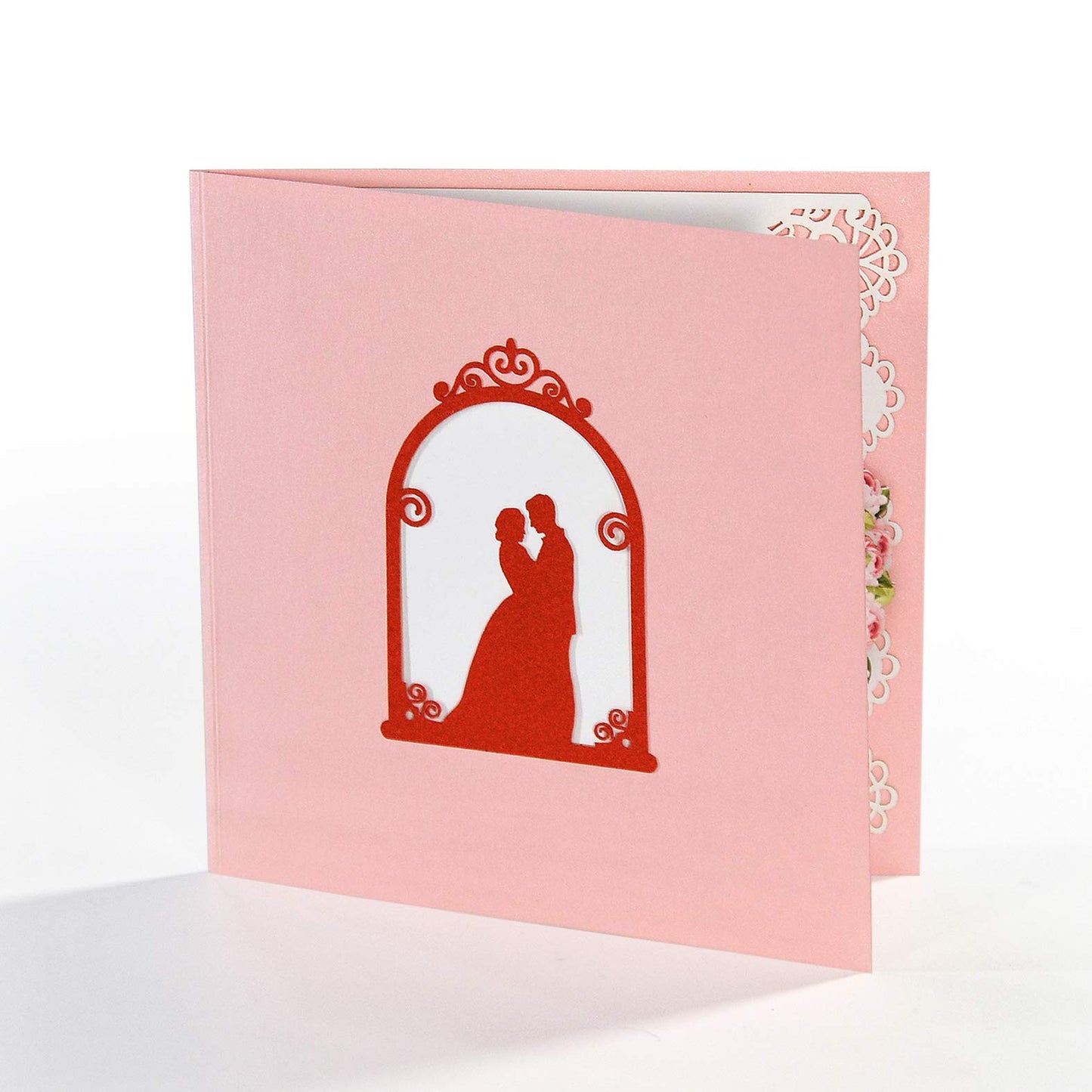 Romantic Bride & Groom Pop-Up Card – Perfect for Weddings & Anniversaries