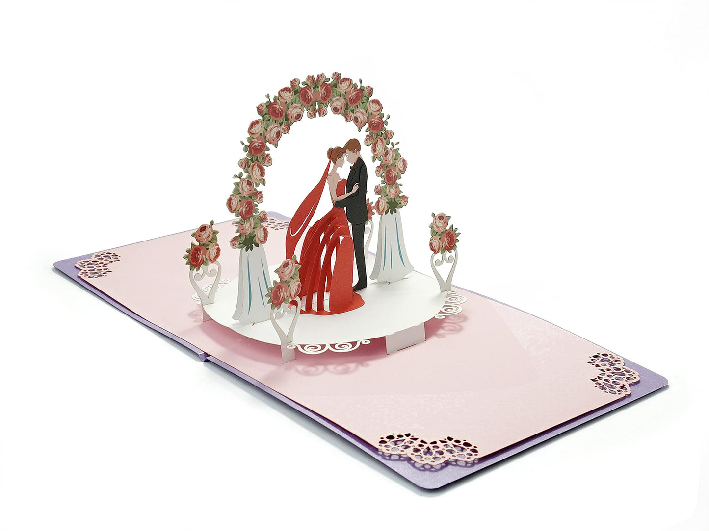 Romantic Gate Pop-Up Card – Perfect for Weddings & Anniversaries