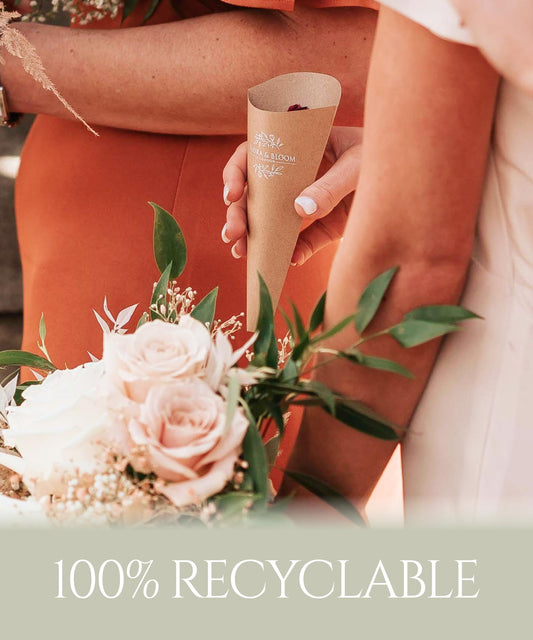 Luxury Dried Petal Confetti Cones – Perfect for Your Dream Wedding