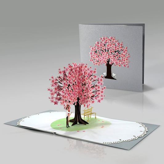 3D Cherry Couple Card – Perfect for Brides, Weddings & Special Occasions