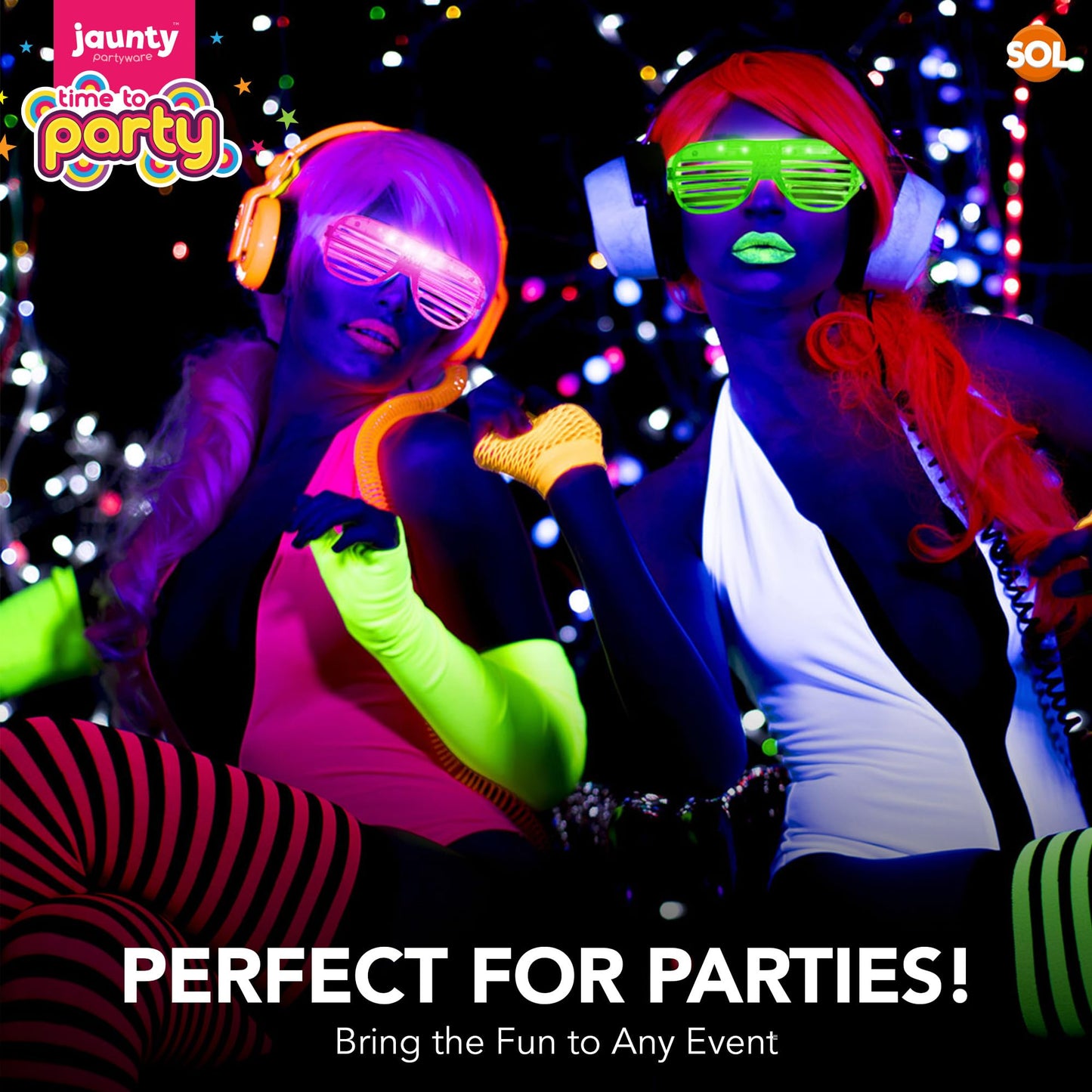 Multicolour Flashing Glasses – Light Up Your Celebration!