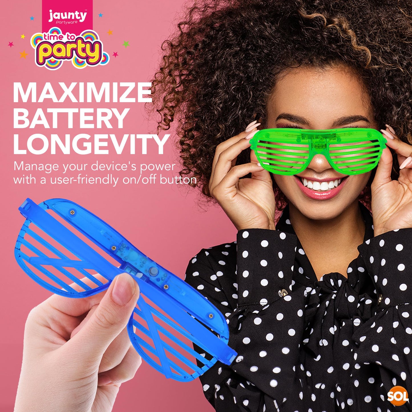 Multicolour Flashing Glasses – Light Up Your Celebration!