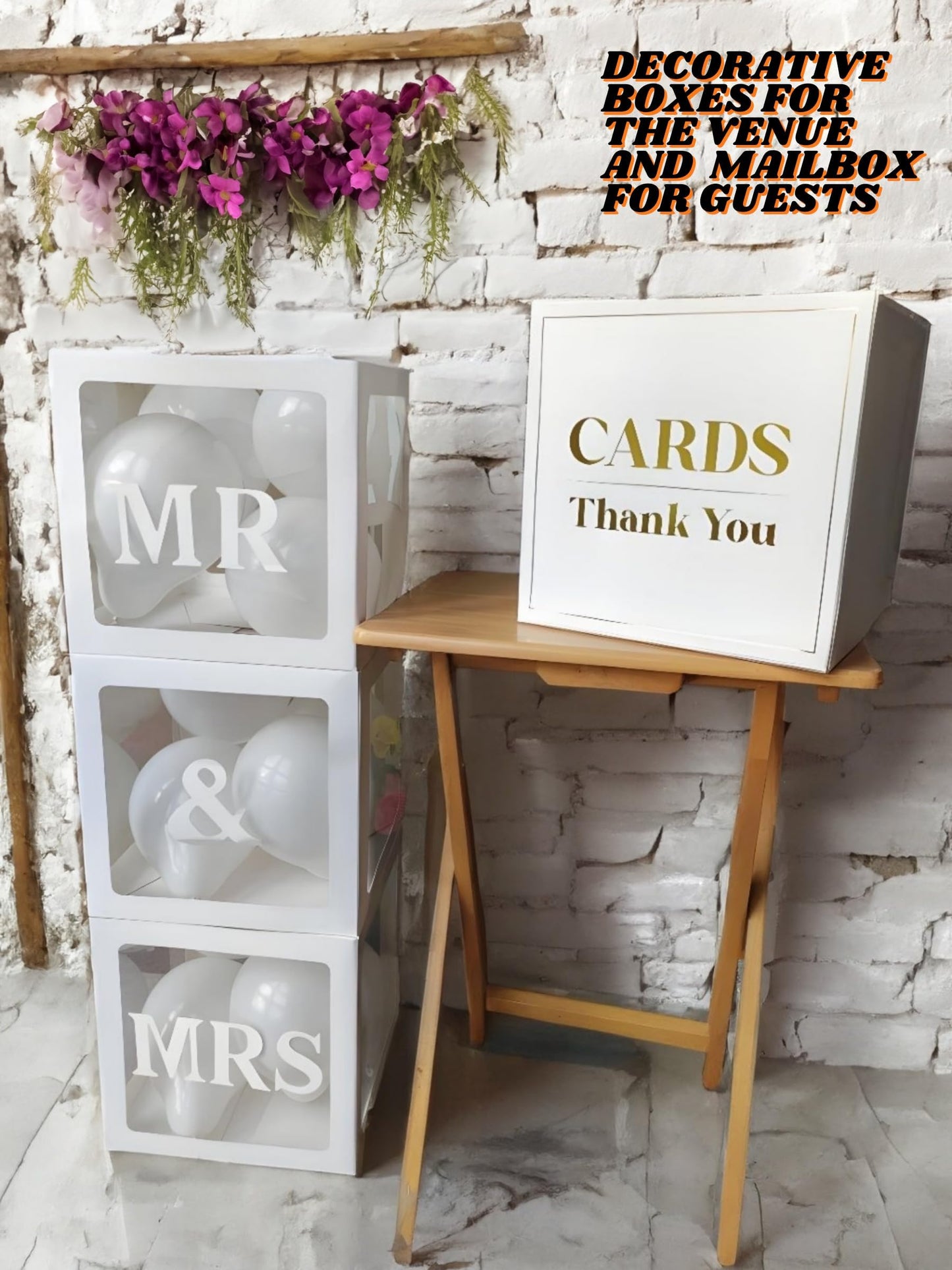 Elegant Wedding Card & Decoration Boxes – Perfect for Reception & Venue Styling