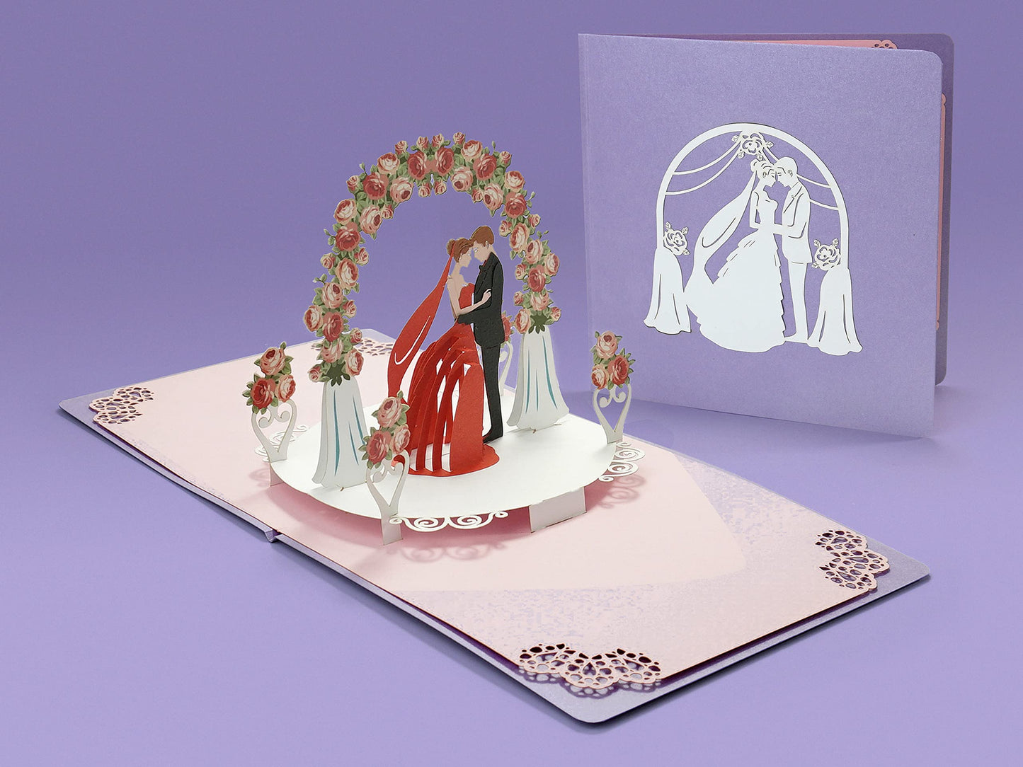 Romantic Gate Pop-Up Card – Perfect for Weddings & Anniversaries