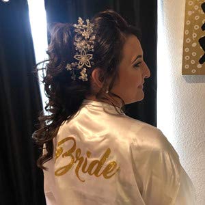 Luxury White Bridal Party Kimono – Perfect for Your Wedding Morning