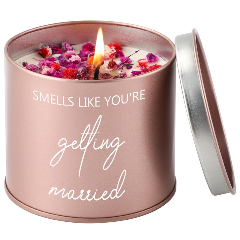 Bride & Groom Scented Candle – Engagement & Wedding Gift