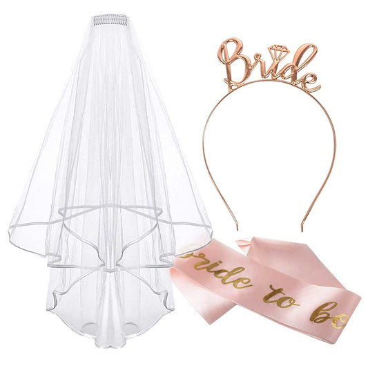 Bridal Shower Tiara Set – Celebrate Your Special Day in Style