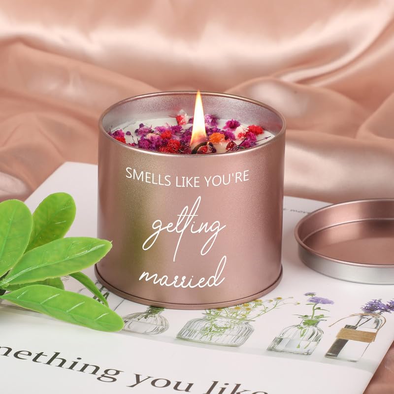 Bride & Groom Scented Candle – Engagement & Wedding Gift