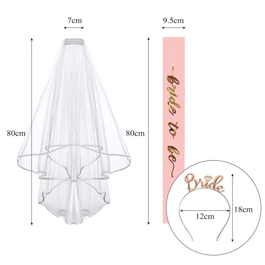 Bridal Shower Tiara Set – Celebrate Your Special Day in Style