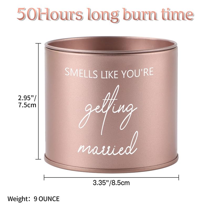 Bride & Groom Scented Candle – Engagement & Wedding Gift