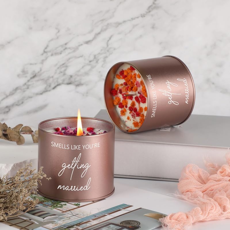 Bride & Groom Scented Candle – Engagement & Wedding Gift