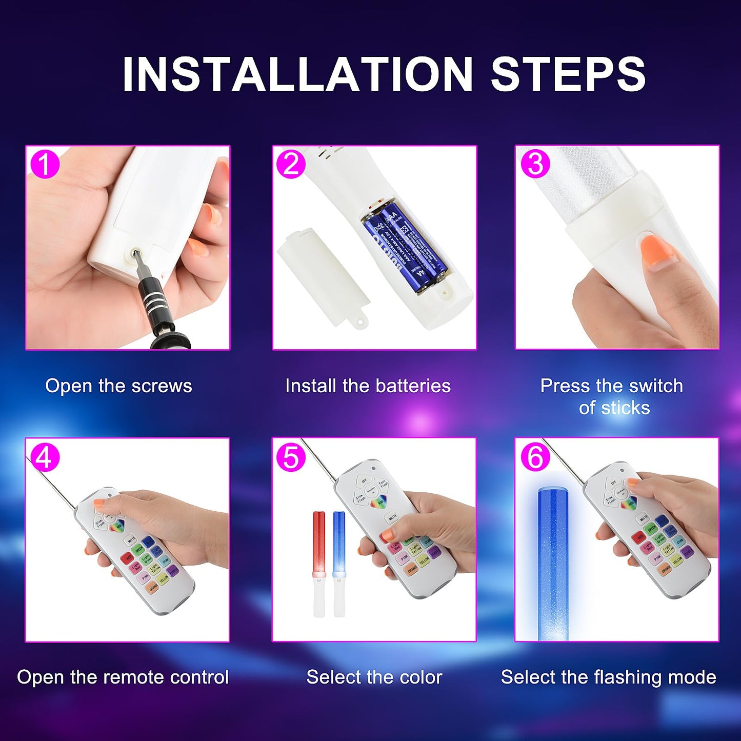 Light-Up Glow Sticks – Perfect for Weddings, Parties & Celebrations
