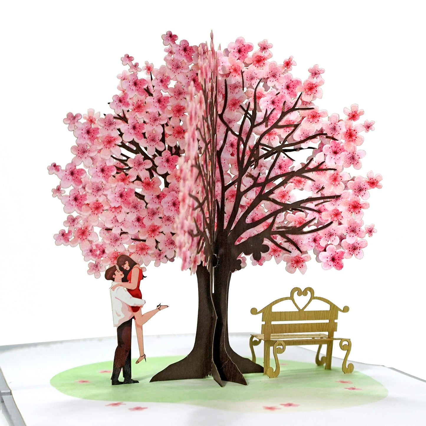 3D Cherry Couple Card – Perfect for Brides, Weddings & Special Occasions