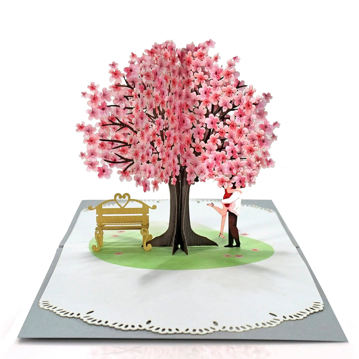 3D Cherry Couple Card – Perfect for Brides, Weddings & Special Occasions