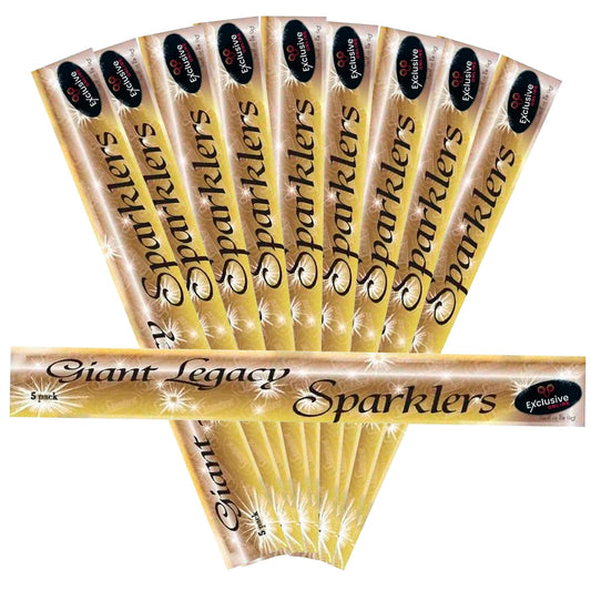 Elegant 40cm Sparklers – Perfect for Weddings & Bridal Showers (50 Pack)
